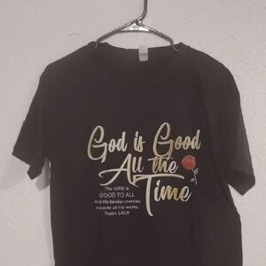 Black Graphic Kids T-Shirt